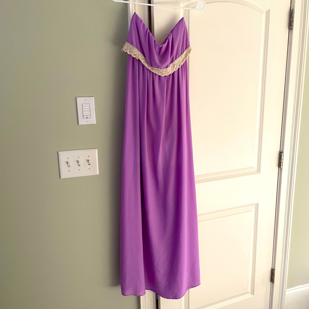 Cute pink/purple maxi dress